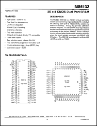 Click here to download MS6132L55PDC Datasheet