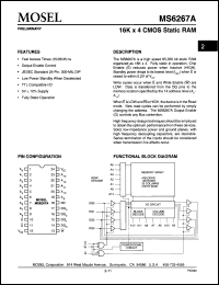 Click here to download MS6267A45NC Datasheet