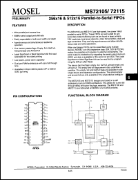 Click here to download MS72105-25FC Datasheet