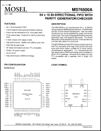 Click here to download MS76500A30JC Datasheet