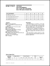 Click here to download V53C1664H Datasheet