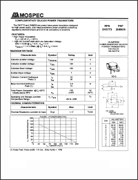 Click here to download 2N3773 Datasheet