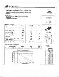 Click here to download 2SD718 Datasheet