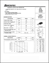 Click here to download BU508D Datasheet