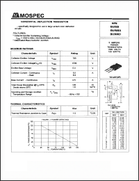 Click here to download BU508 Datasheet