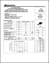 Click here to download MJE16004 Datasheet