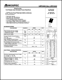 Click here to download URF2005D Datasheet