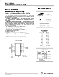 Click here to download MC74HC564ADW Datasheet