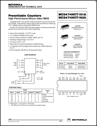 Click here to download MC74HCT161AN Datasheet