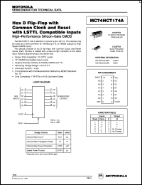 Click here to download MC74HCT174 Datasheet