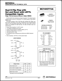 Click here to download MC74HCT74 Datasheet