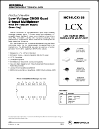 Click here to download MC74LCX158DT Datasheet