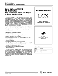 Click here to download MC74LCX16244DT Datasheet