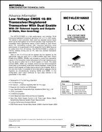Click here to download MC74LCX16652 Datasheet