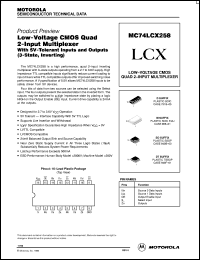 Click here to download MC74LCX258D Datasheet