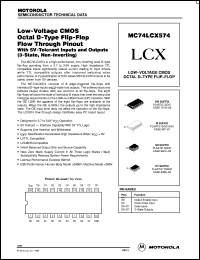 Click here to download MC74LCX574SD Datasheet