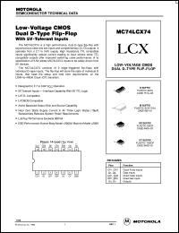 Click here to download MC74LCX74 Datasheet