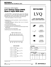 Click here to download MC74LVQ02 Datasheet