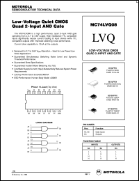 Click here to download MC74LVQ08 Datasheet