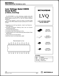 Click here to download MC74LVQ240SD Datasheet