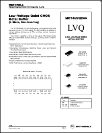 Click here to download MC74LVQ244DT Datasheet