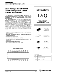 Click here to download MC74LVQ373DW Datasheet