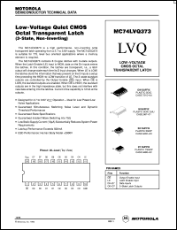 Click here to download MC74LVQ373M Datasheet