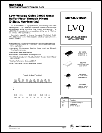 Click here to download MC74LVQ541DT Datasheet