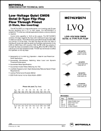Click here to download MC74LVQ574SD Datasheet