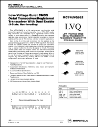 Click here to download MC74LVQ652DT Datasheet