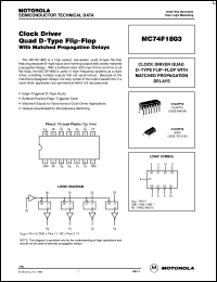 Click here to download MC74F1803 Datasheet
