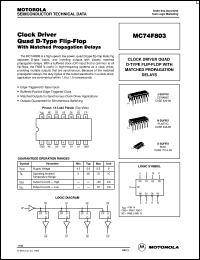 Click here to download MC74F803N Datasheet
