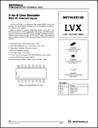 Click here to download MC74LVX138D Datasheet