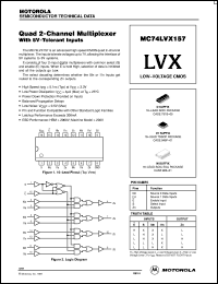 Click here to download MC74LVX157DT Datasheet