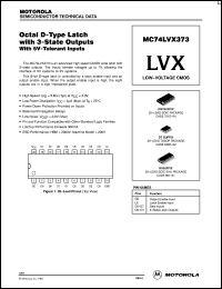 Click here to download MC74LVX373 Datasheet