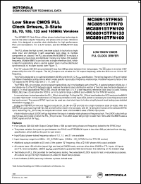 Click here to download MC88915TFN160 Datasheet