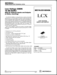 Click here to download MC74LCX16240ADT Datasheet