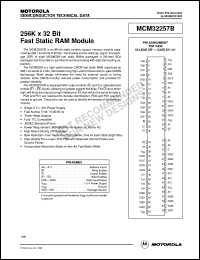 Click here to download MCM32257BZ20 Datasheet