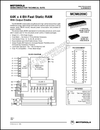 Click here to download MCM6209CP25 Datasheet