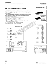 Click here to download MCM6264CJ15 Datasheet