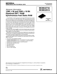 Click here to download MCM63Z736TQ133 Datasheet