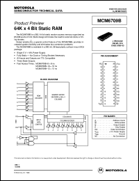 Click here to download MCM6709BJ10R Datasheet