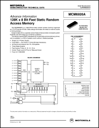 Click here to download MCM6926AWJ12 Datasheet