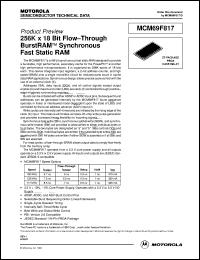 Click here to download MCM69F817ZP6.5R Datasheet
