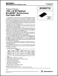 Click here to download MCM69P735ZP3.5 Datasheet