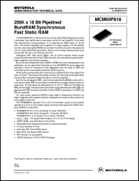 Click here to download MCM69P818ZP4R Datasheet