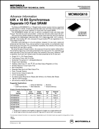 Click here to download MCM69Q618TQ6 Datasheet