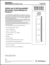 Click here to download MCM72CB64SG100 Datasheet