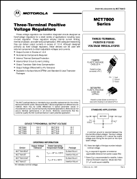 Click here to download MCT7809BD2t Datasheet