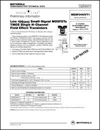 Click here to download MGSF3442VT1 Datasheet